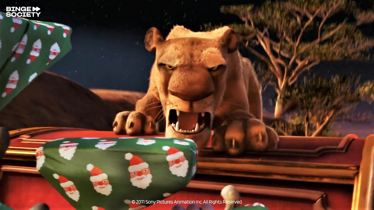 Arthur Christmas: Escaping the lions