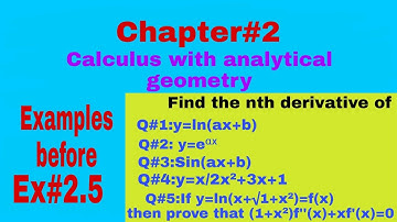 Find the nth derivative of logarithmic/Trigonometric/Exponential functions
