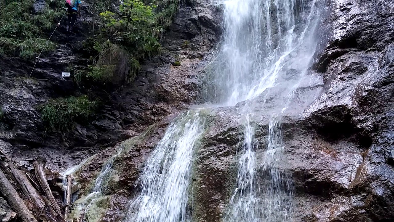 Ferata Kyseľ - Obrovsky vodopad