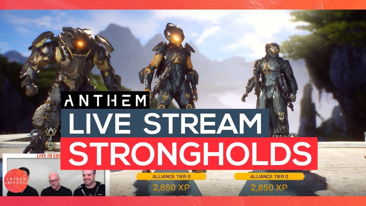 Anthem | Live Stream - Strongholds & Interceptor Gameplay