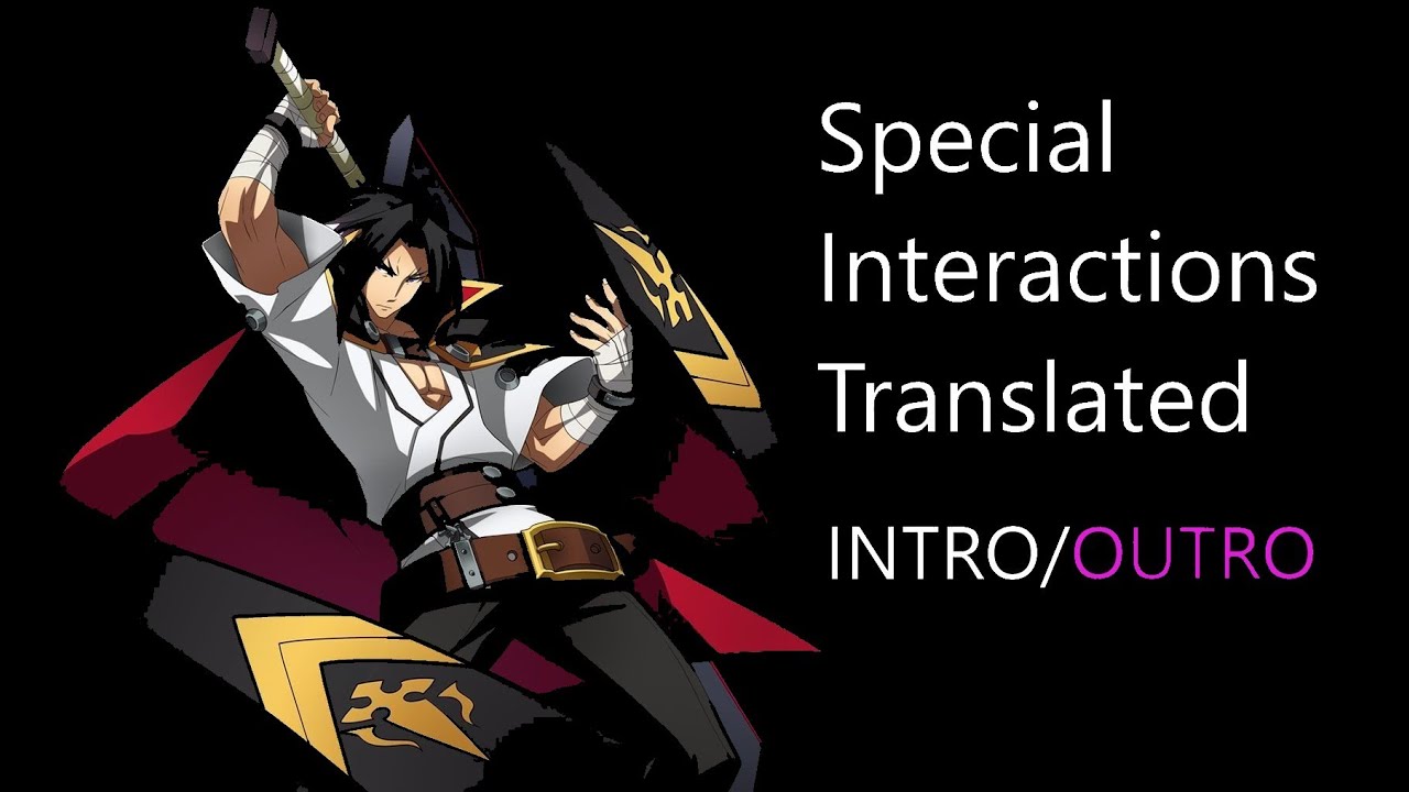 Перевод специальных взаимодействий Кагуры Муцуки из BlazBlue Centralfiction (INTRO/OUTRO)
