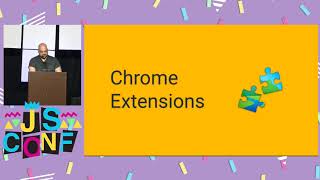 Evolving Chrome Extensions with Manifest V3 - Simeon Vincent - JSConf US 2019
