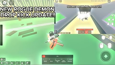 New rogue demon drop kick ability! (Secret room)