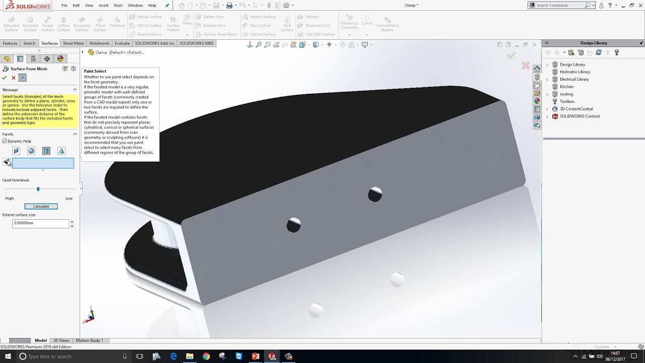 What's New SOLIDWORKS 2018 - 19: Mesh Modelling 3ds