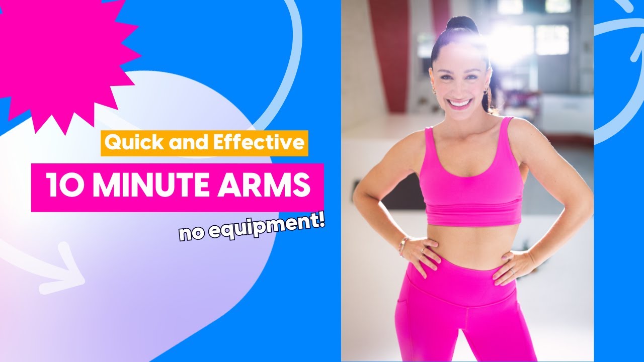 10 min QUICK ARM WORKOUT (No Equipment, Apartment Friendly, All Levels