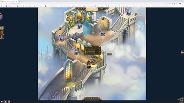 Elvenar trying the level 3 at Spire of Eternity