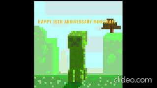 Minecraft 15th anniversary celebration video