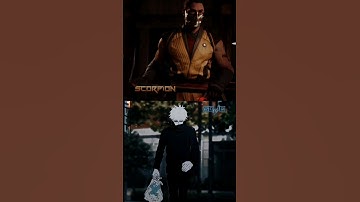 Scorpion vs Gojo | #mortalkombat #jjk #shorts