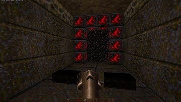 Quake (1996) Walkthrough NIGHTMARE ALL SECRETS E1M6
