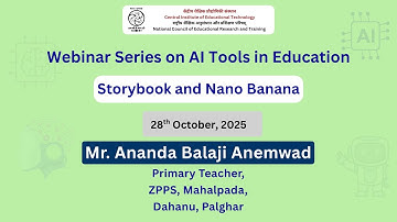 Storybook and Nano Banana | Webinar Series on AI Tools in Education