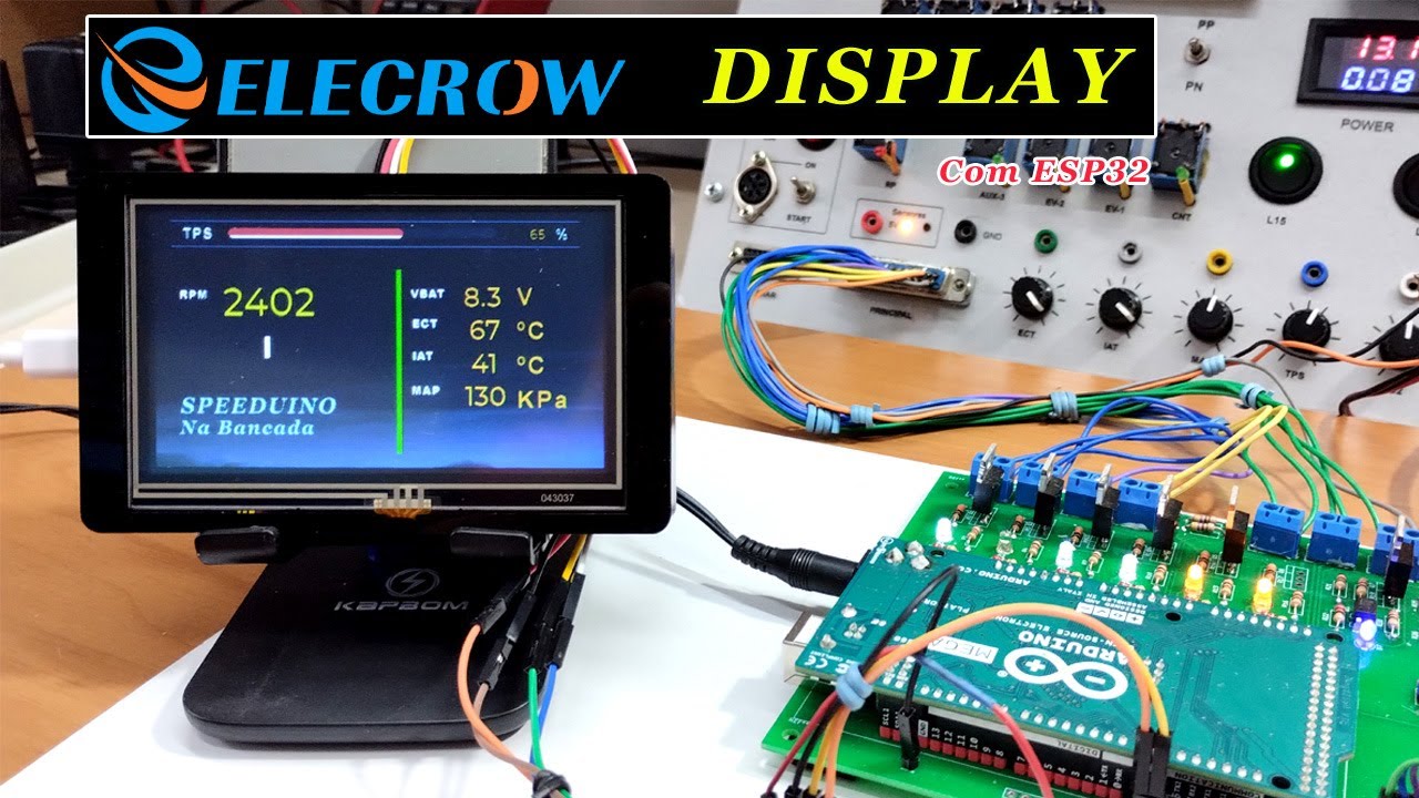 Conheça o Display Crowpanel 4.3 - A speeduino de cara nova!
