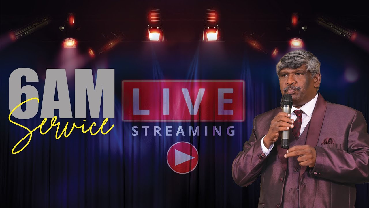 6AM SERVICE - BISHOP. J. SAMUEL MOSES - SGNM CHURCH - 21.12.2025