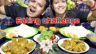 eating challenge by /tara kumar /manju special खानाको स्वाद लिँदै l