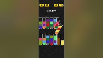 Water sort puzzle level 2577
