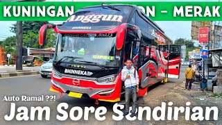 Sendirian Line Kuningan - Merak Jam Sore Auto Rame❓Trip Report Line Perdana 
