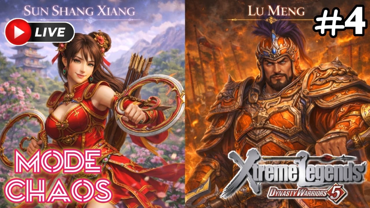 SUN SHANG XIANG DAN LU MENG | MODE CHAOS - Dynasty Warriors 5 | PART 4 ...