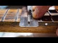 How To Recrown Guitar Frets With a 3 Corner Triangle File