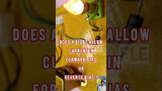 diode in forward and reverse bias#electronic #shorts #diode