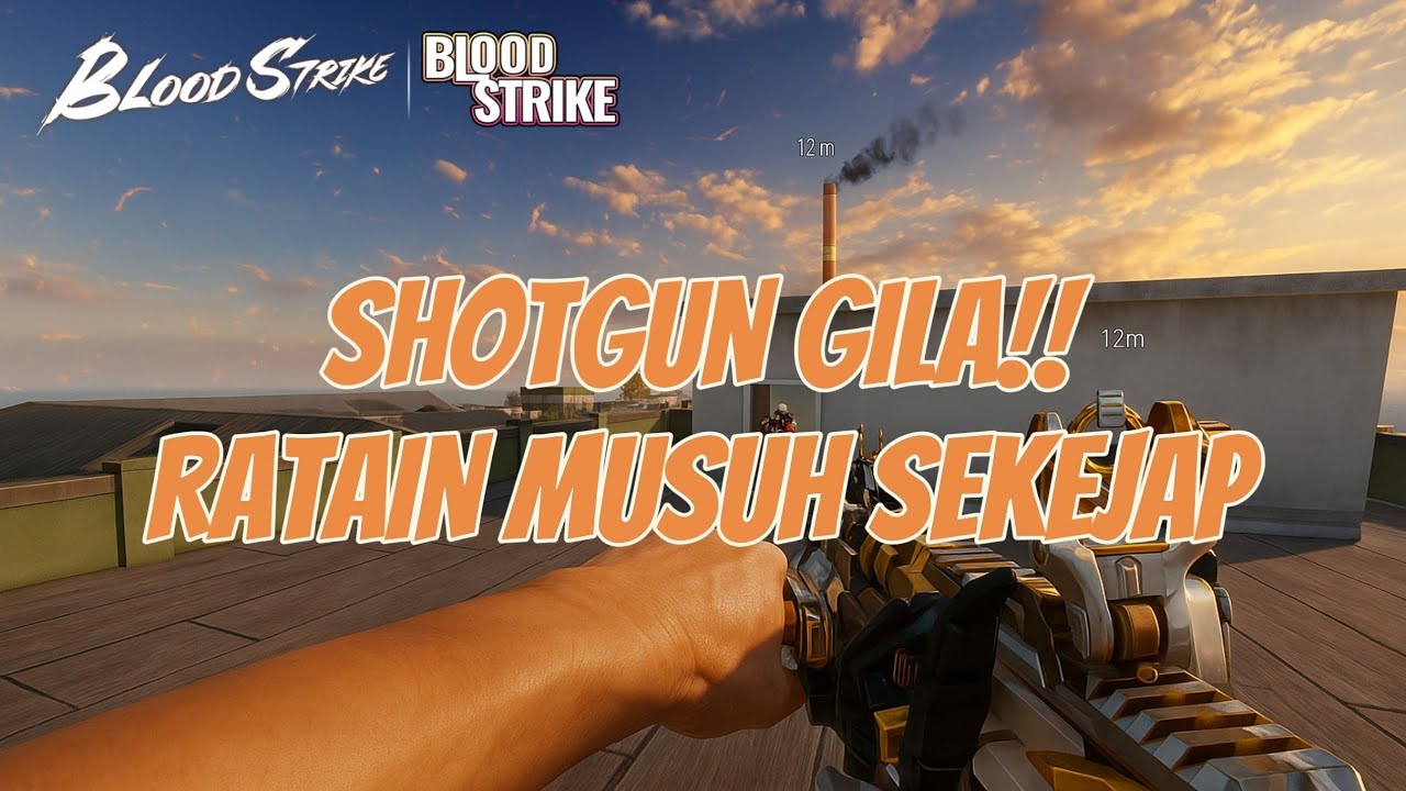 Solo vs Squad Cuma Modal ORIGIN-12?! Musuh RATA Terjomok Jomok🫣🔥 - Blood Strike Mobile