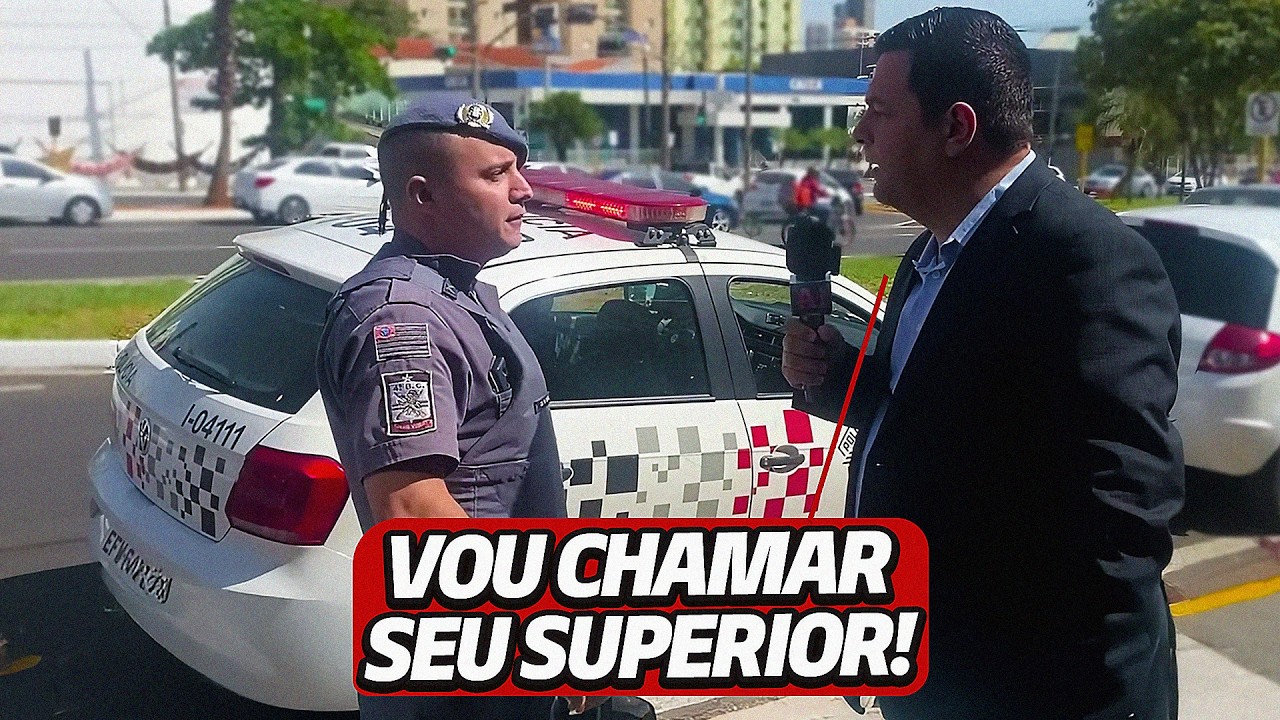 Quando REPÓRTERES ensinam a LEI para POLICIAIS!