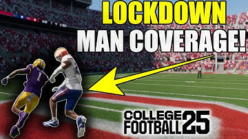 The SECRET To Play ELITE Man Coverage Defense In CFB 25!