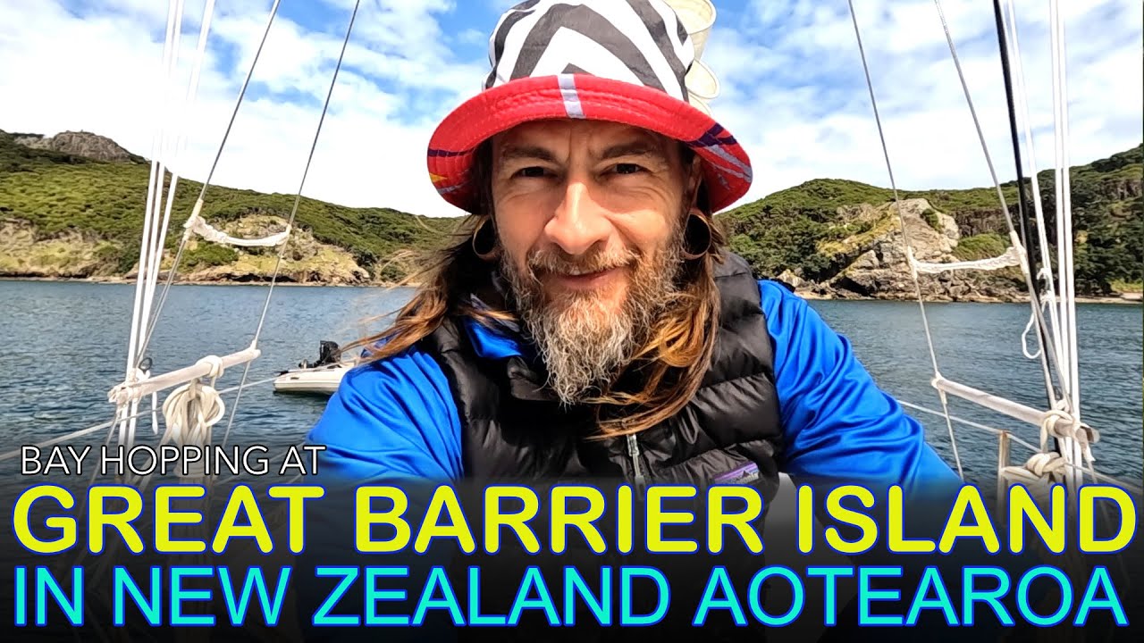 Exploring Great Barrier Island in New Zealand on a Vintage Sailboat