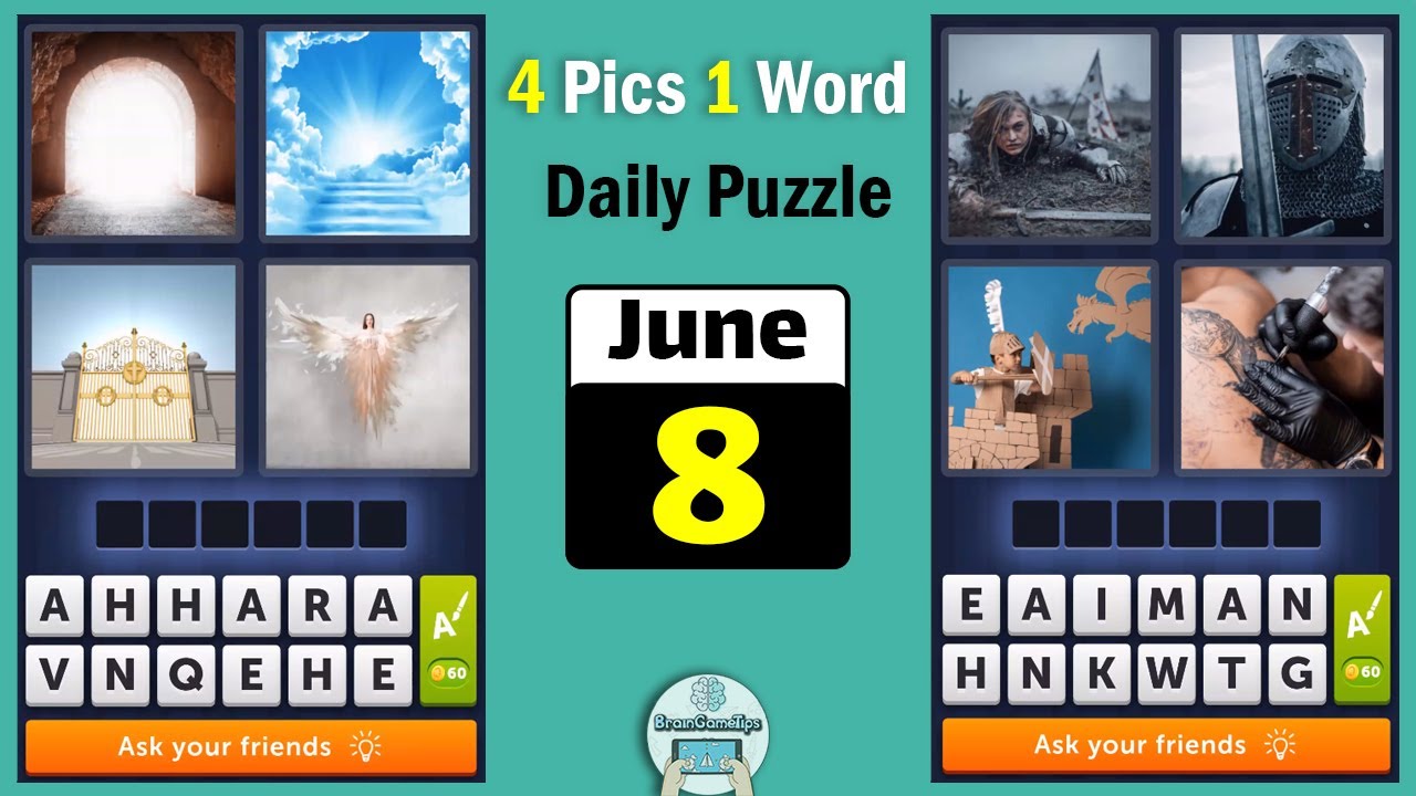 4 Pics 1 Word - June 8 2022 Daily Puzzle Answer