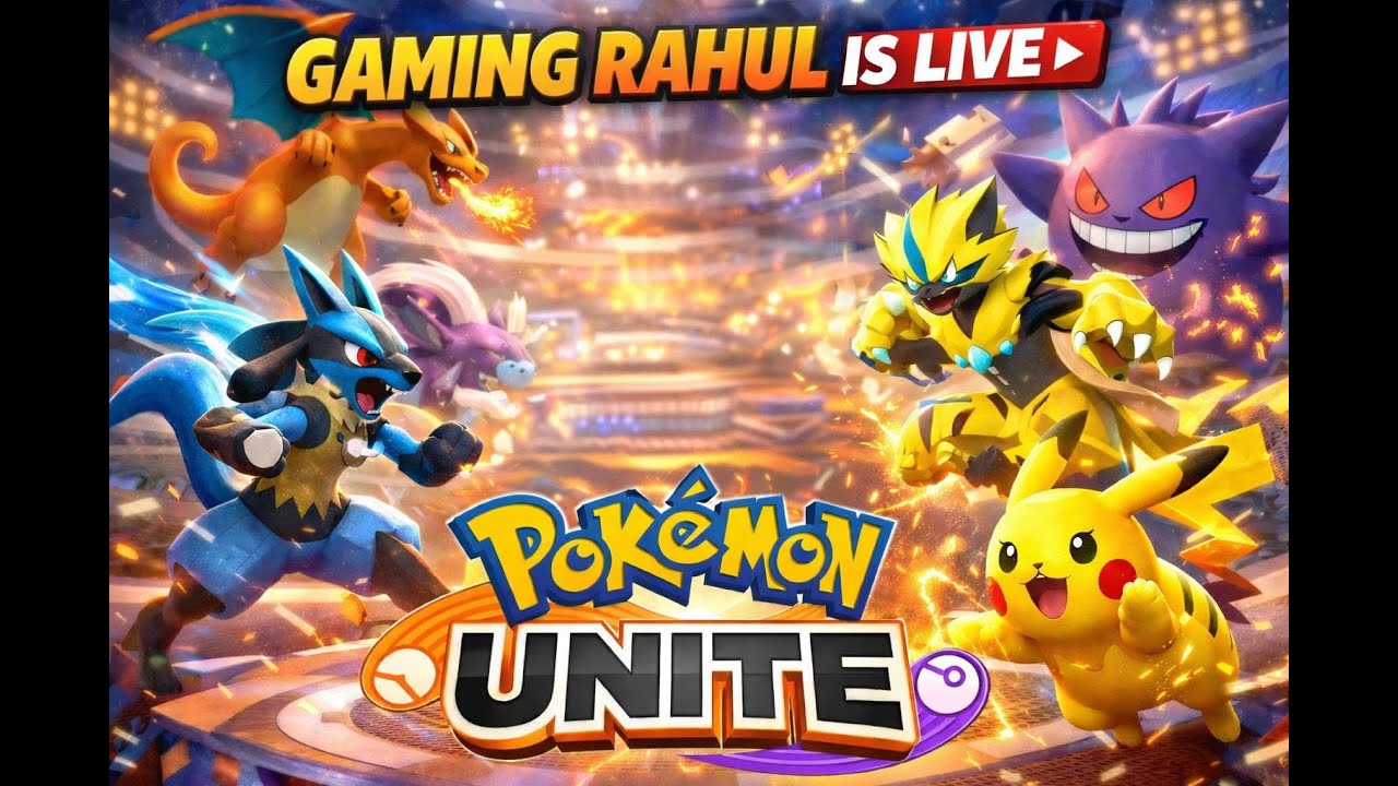 New Strategy, New Wins 💥 | Pokémon Unite LIVE Gaming Rahul 🛑 