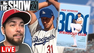🔴 LIVE - 99 MAX SCHERZER PLAYER PROGRAM GRIND ON MLB The Show 21 (Livestream #58)