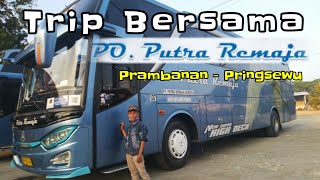 Trip Perdana Bus Putra Remaja Jogja Lampung di masa PPKM