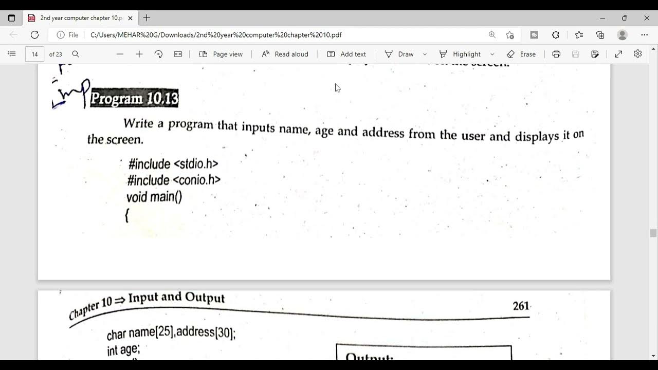 C Program | Easiest way to Understand C Programming | Program 10.13 ...
