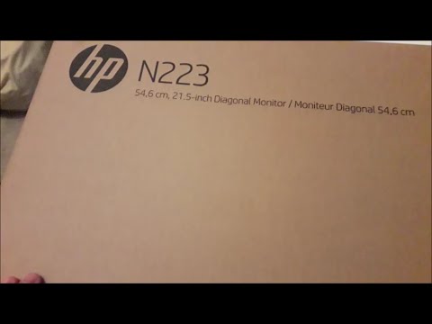 UNBOXING MONITOR HP N223 DE 21.5 PULGADAS FULL HD 1920 X 1080