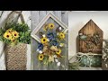 Thrifty Wall Decor For Vintage, Shabby Chic Homes Trendy Wall Hanging #thriftywallhanging