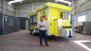 #RDN Food Trailer 8x18 Color: Amarillo #Illinois