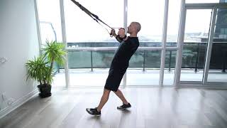 TRX Staggered Stance Reverse Fly