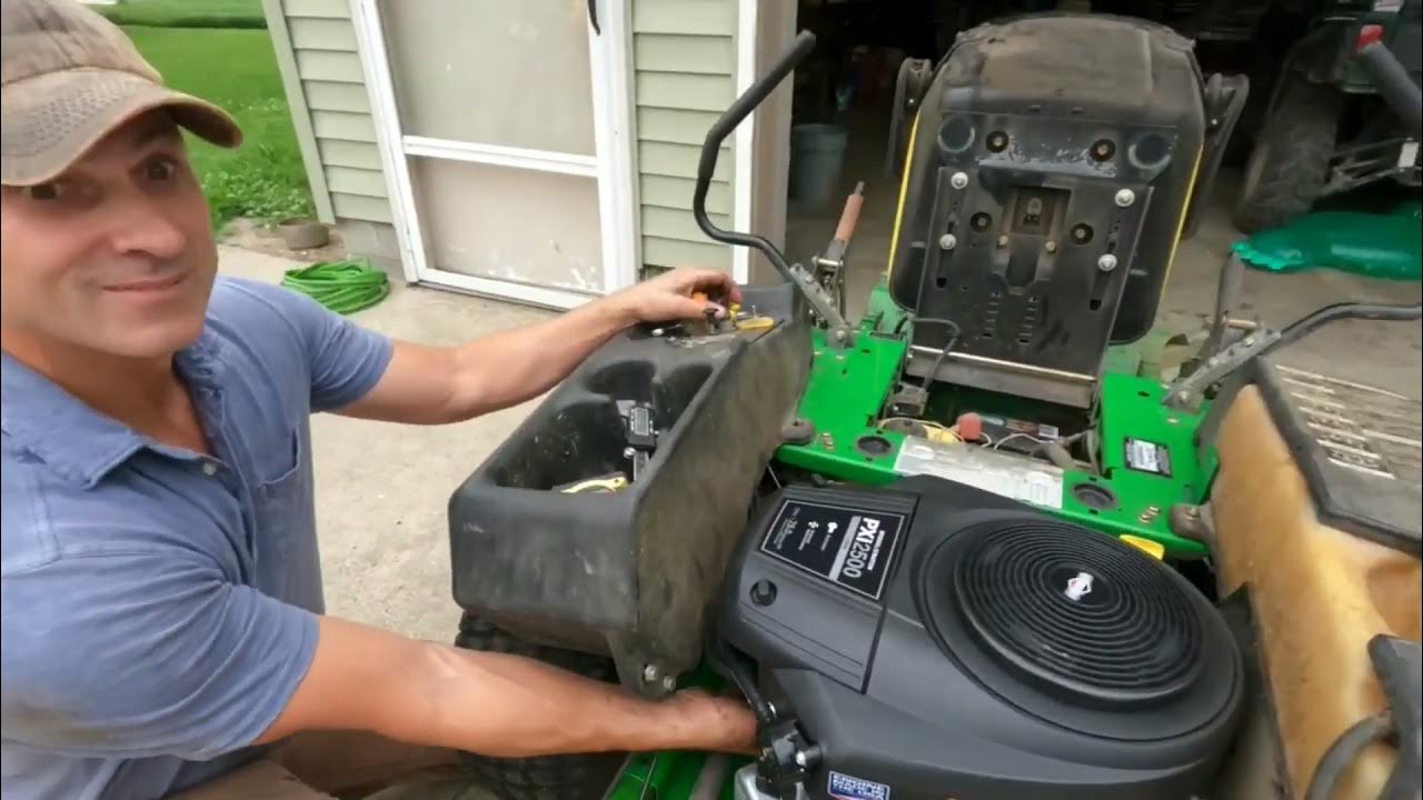 Motor Replacement On A Z425 John Deere Mower YouTube