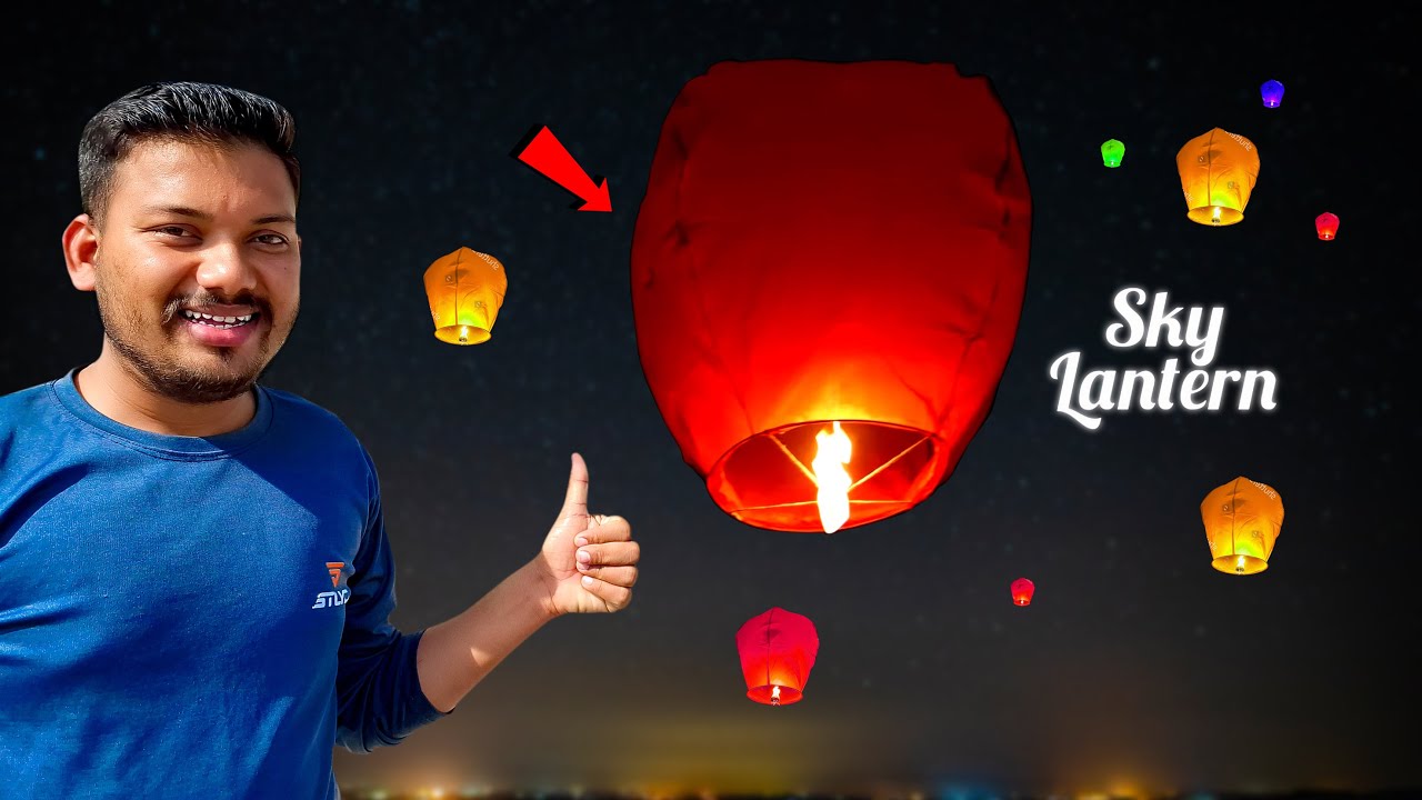 sky lantern kaise udaye in hindi | hot air balloon 