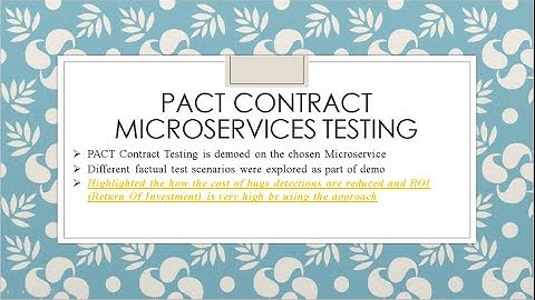 PACT Contract Microservices Testing