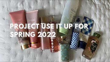 SPRING PROJECT USE IT UP/ SHOPPING MY STASH