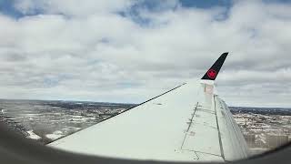 Windy arrival into Toronto! AC8718 MSP-YYZ arrival | E175