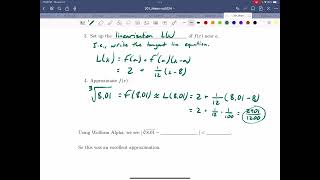 3.10: Linear approximation and differentials