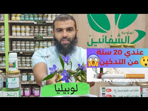 عشبة اللوبيليا كبديل طبيعي للإقلاع عن التدخين كيفية إستخدامها وفوائدها 0651669269 حمودة الشفائين
