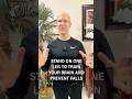 STAND ON ONE LEG TO TRAIN YOUR BRAIN AND PREVENT FALLS #drmandell #balance #falls #brain