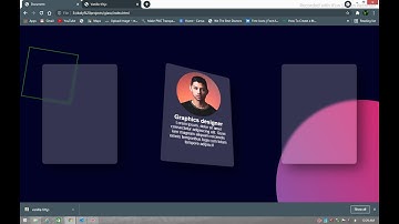 Glassmorphism Card hover effect and animation
