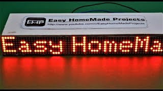 How to Make a SCROLLING TEXT Display at Home
