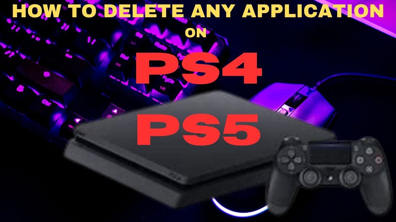 HOW TO DELETE ANY GAMES OR APPLICATIONS FROM YOUR PS 4 or PS 5 how to