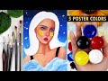 Portrait Painting Using 5 Poster Colors | Tagalog Philippines
