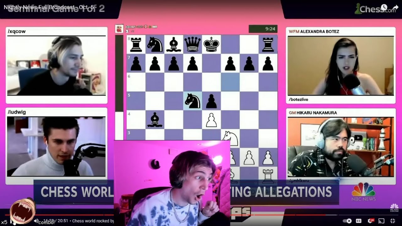 xQc Solves Chess Puzzles 