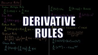 PChem Math 1.9 - Derivative Rules