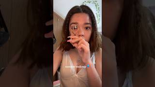 summer makeup routine 🪼🩵